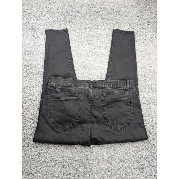 Democracy Jeans Womens 14 Black Ab Technology Skinny Stretch Normcore Casual - Picture 1 of 10